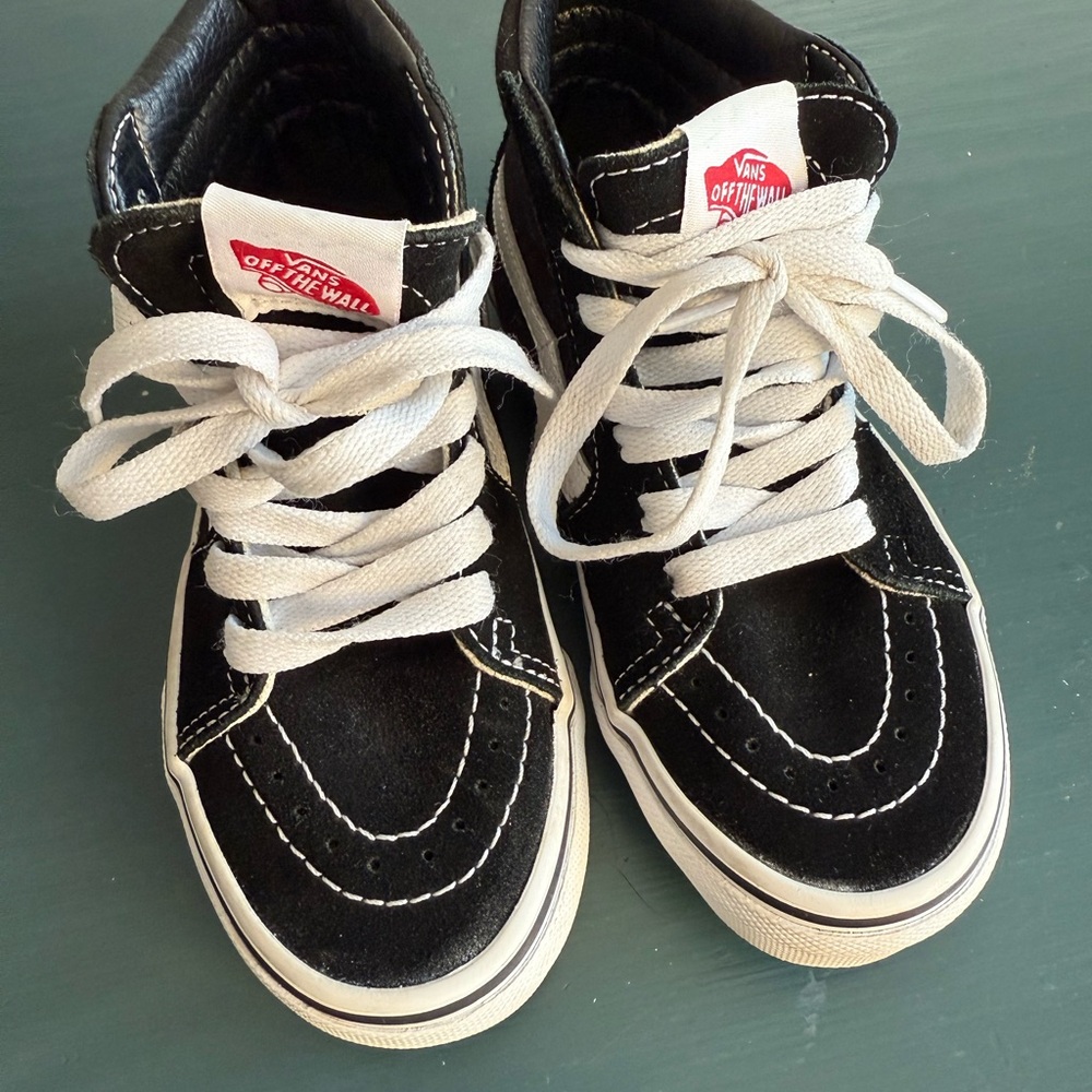 Vans Kids Black High-Top Sneakers